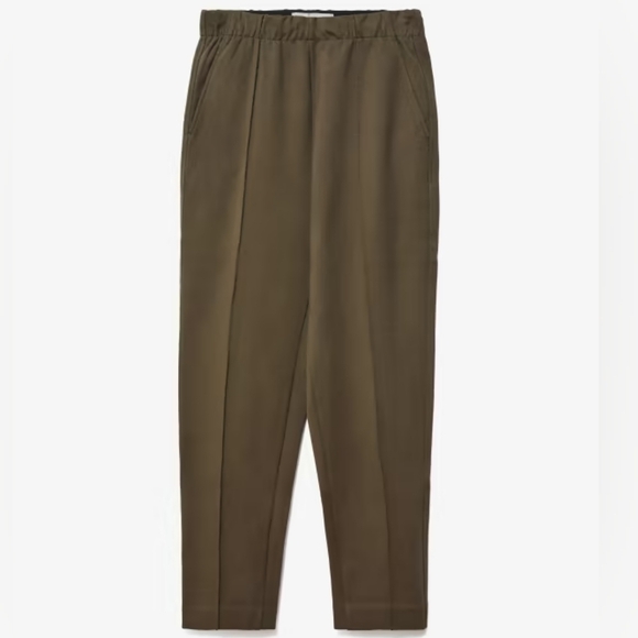 Everlane The Dream pant green sz large WP183 - Picture 5 of 10